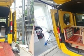 ホンダ N-VANを鍵屋専用車に改造してみた